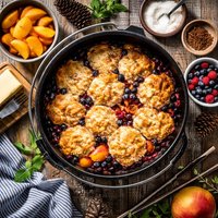Dutch Oven Campfire Cobbler