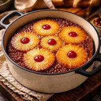 Dutch Oven Pineapple Upside Down Cake