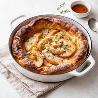 Dutch Oven Puffed Apple Pancake