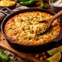 E Z Corn and Green Chile Spoon Bread