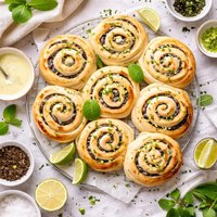 Earl Grey Lime Rolls