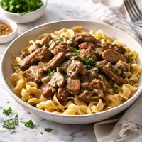 Easiest Best Beef Stroganoff