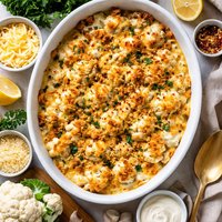 Easiest Cheesiest Cauliflower