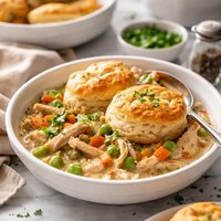 Easiest Crock Pot Chicken and Biscuits