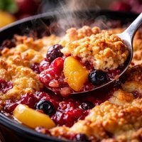 Easiest Crock Pot Fruit Cobbler