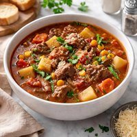 Easiest Slow Cooker Vegetable Beef Soup