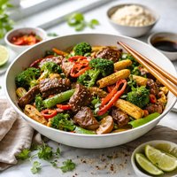 East Meets West a Stir Fry