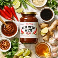 East Meets West Barbecue Sauce