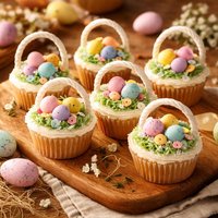 Easter Basket Cupcakes