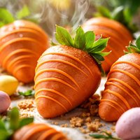 Easter Carrots Chocolate Covered Strawberries