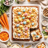 Easter Egg Hunt Carrot Cake