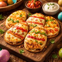 Easter Egg Quesadillas