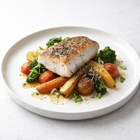 Eastern Cod with Roasted Vegetables