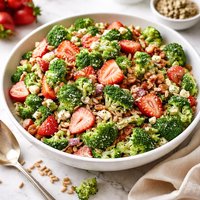 Easy and Delicious Strawberry Broccoli Salad