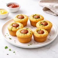 Easy and Quick Corn Dog Muffins