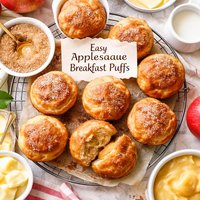 Easy Applesauce Breakfast Puffs