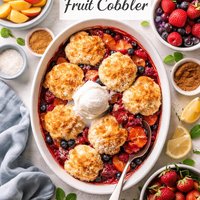 Easy As Pie Fruit Cobbler