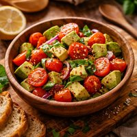 Easy Avocado and Tomato Salad