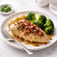 Easy Bacon Swiss Chicken in a Slow Cooker