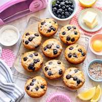 Easy Bake Oven Blueberry Muffins