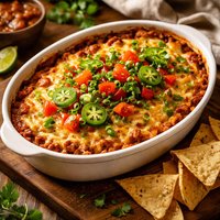 Easy Baked Layered Chili Cheese Dip