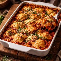 Easy Baked Ravioli Casserole