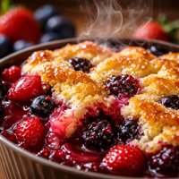 Easy Batter Fruit Cobbler