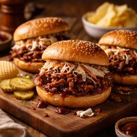 Easy Bbq Pork Sandwiches Crock Pot