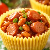 Easy Beans and Weenies Cups for Kids