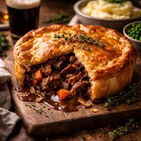 Easy Beef and Guinness Pie