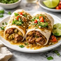 Easy Beef Green Chili Burros