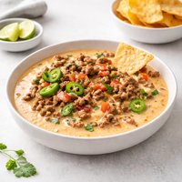 Easy Beef Nacho Cheese Dip