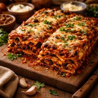 Easy Black Bean Lasagna