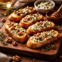 Easy Blue Cheese Crostini