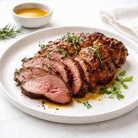 Easy Boneless Honey Marinated Butterflied Leg of Lamb