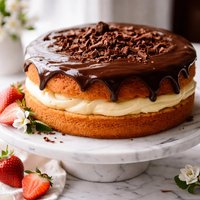 Easy Boston Cream Cake