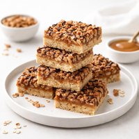 Easy Caramel Oat Brickle Bars