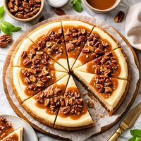Easy Caramel Pecan Cheesecake