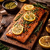 Easy Cedar Plank Salmon