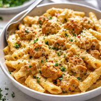 Easy Cheesy Chicken with Pasta
