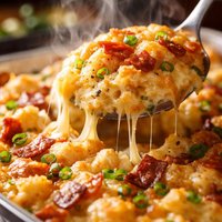 Easy Cheesy Funeral Potluck Party Potatoes with Optional Add Ins