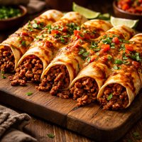 Easy Cheesy Ground Beef Enchiladas