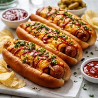 Easy Cheesy Hot Dogs