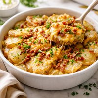 Easy Cheesy Oven Baked Potatoes