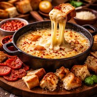 Easy Cheesy Pizza Fondue