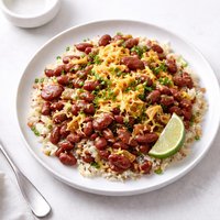 Easy Cheesy Red Beans and Rice