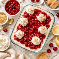 Easy Cherry Delight Dessert No Bake