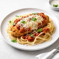 Easy Chicken and Pasta Parmesan