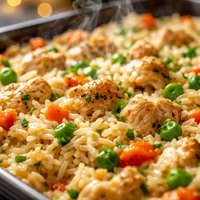 Easy Chicken and Rice Casserole