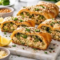 Easy Chicken Broccoli Bread